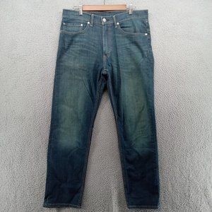 Levis Jeans‎ Mens 34x32 Blue 505 Classic Straight Fit Preppy Medium Wash